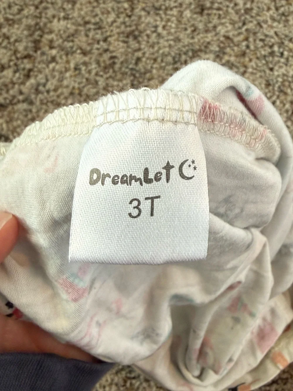 Dream Let Toddler Christmas Paws & Claus Bamboo Pajamas - Size 3T